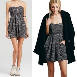 Free People Cozy Sweater Drap Sweatheart Dress